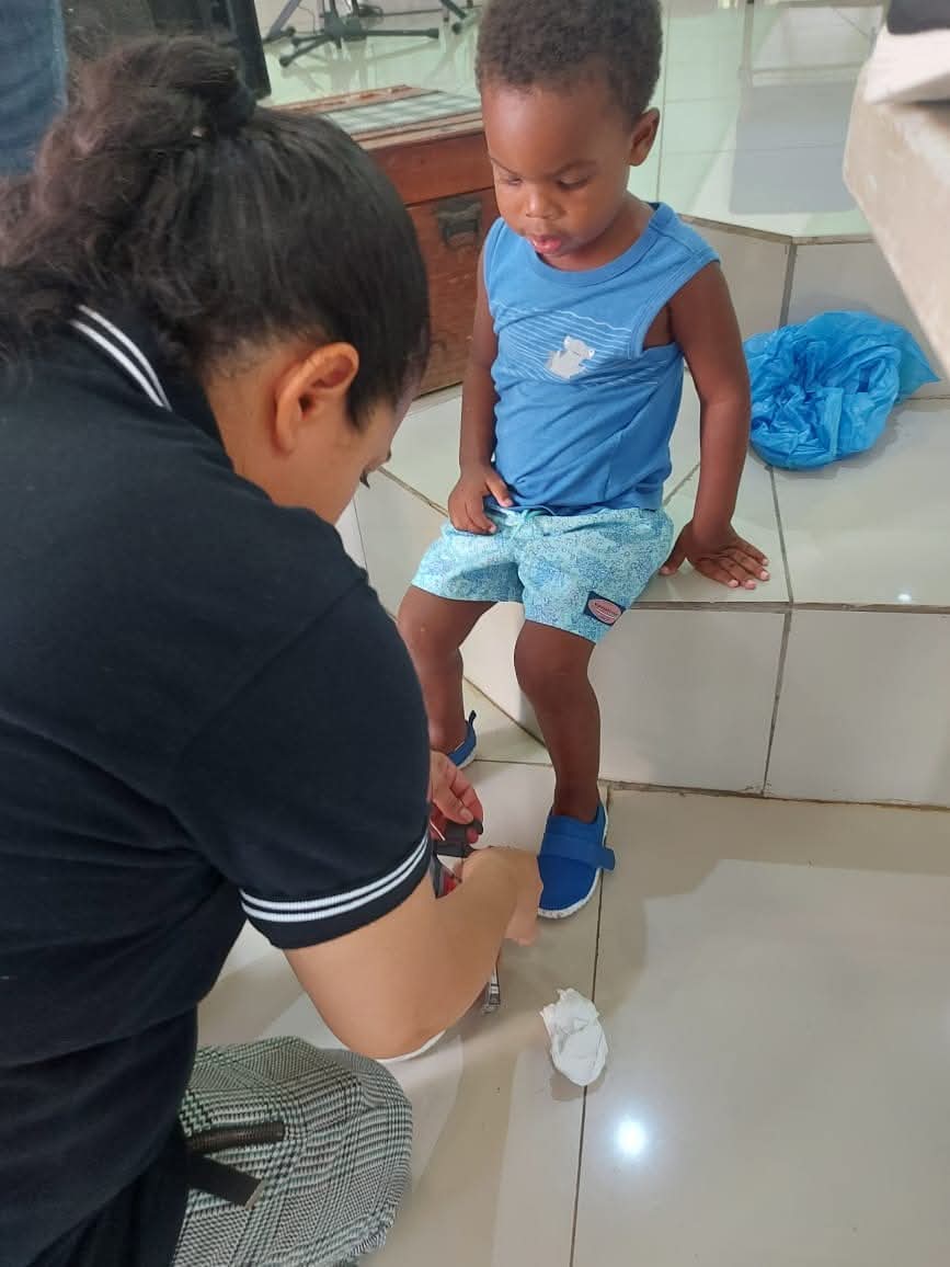 Donating New Sneakers to Children in Pedernales, Dominican Republic