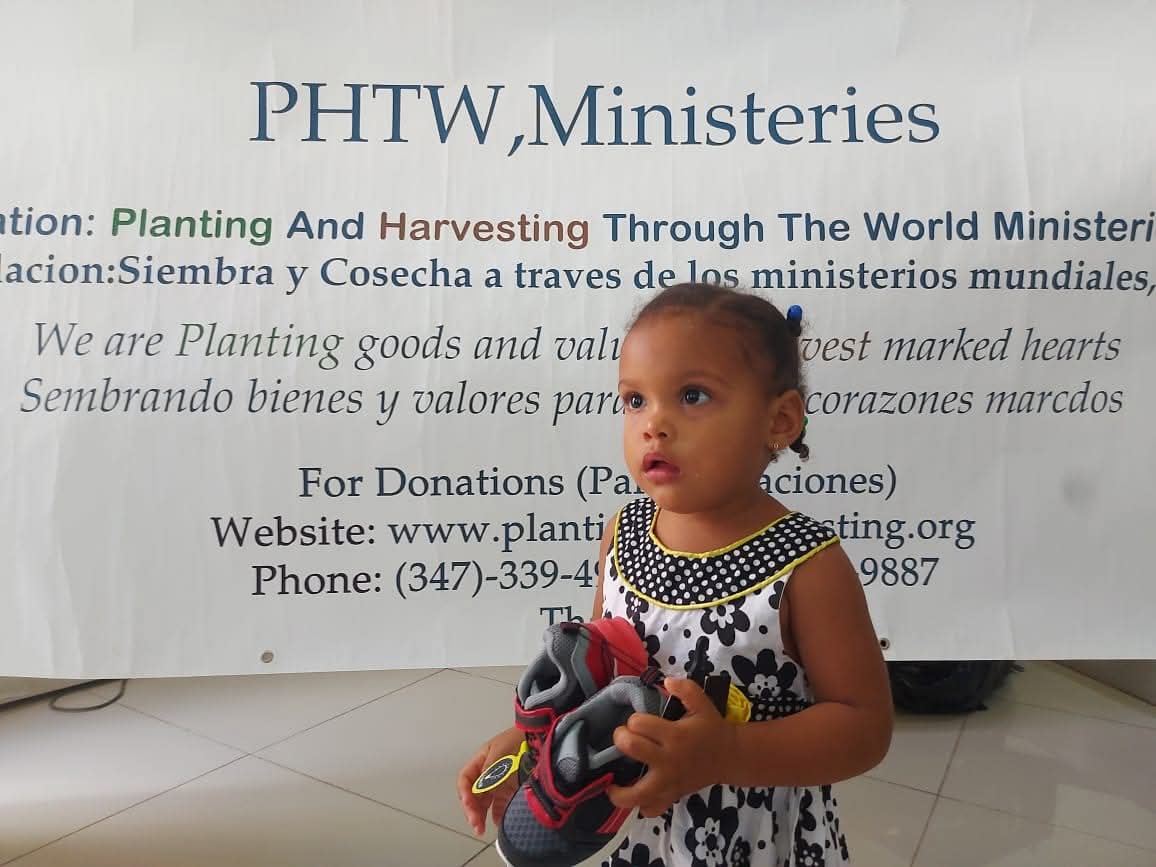Donating New Sneakers to Children in Pedernales, Dominican Republic