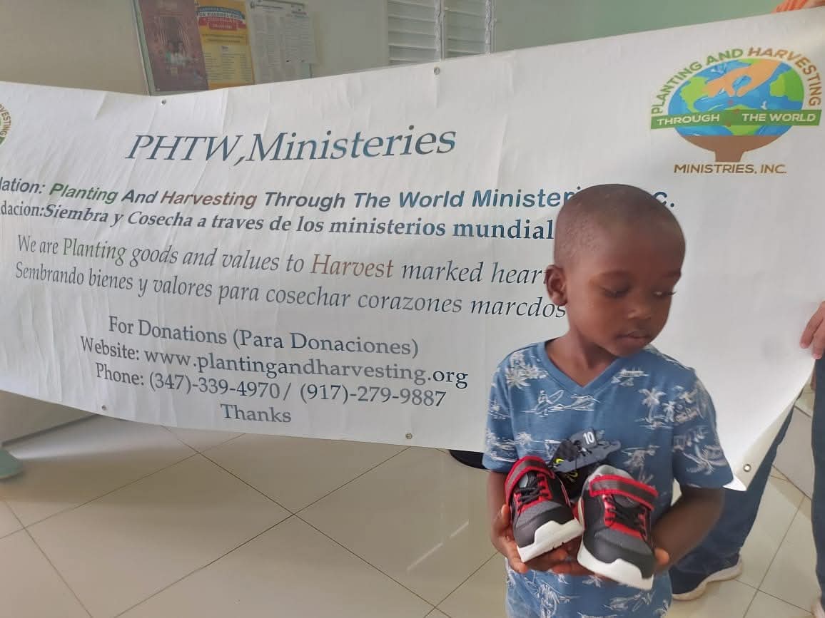 Donating New Sneakers to Children in Pedernales, Dominican Republic