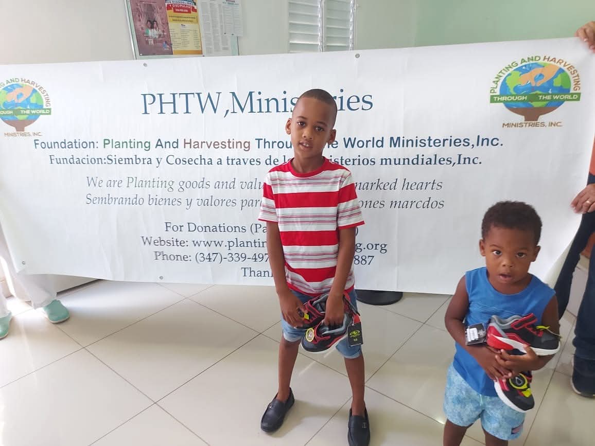 Donating New Sneakers to Children in Pedernales, Dominican Republic
